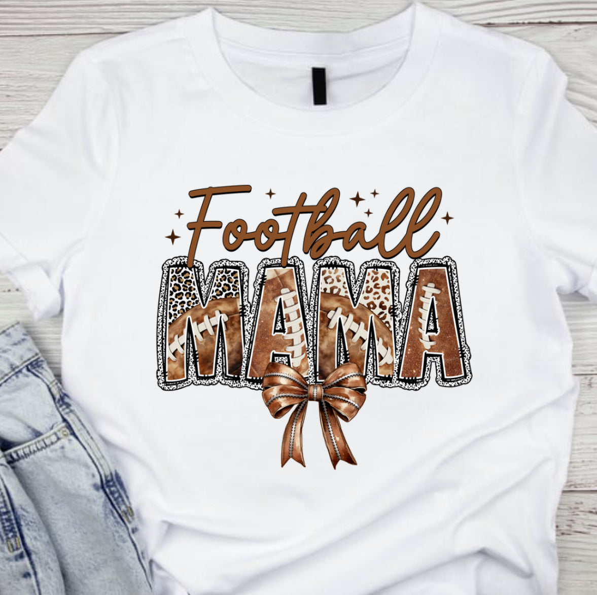 DTF TRANSFER Football MAMA DTF Transfer | Football MAMA CBow | Ready to Press