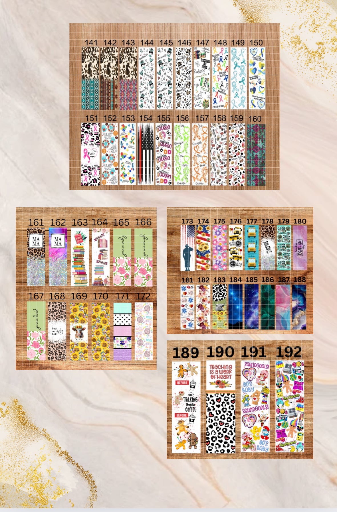 Pen Wraps 5 PACK BUNDLE For INKJOY GEL PENS