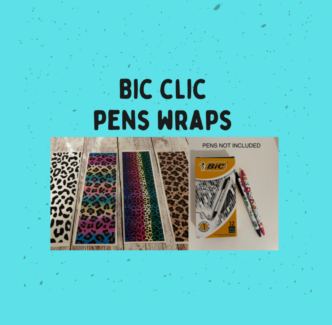 Pen Wraps For BIC CLIC PENS EASTER ST PATRICK’S DAY