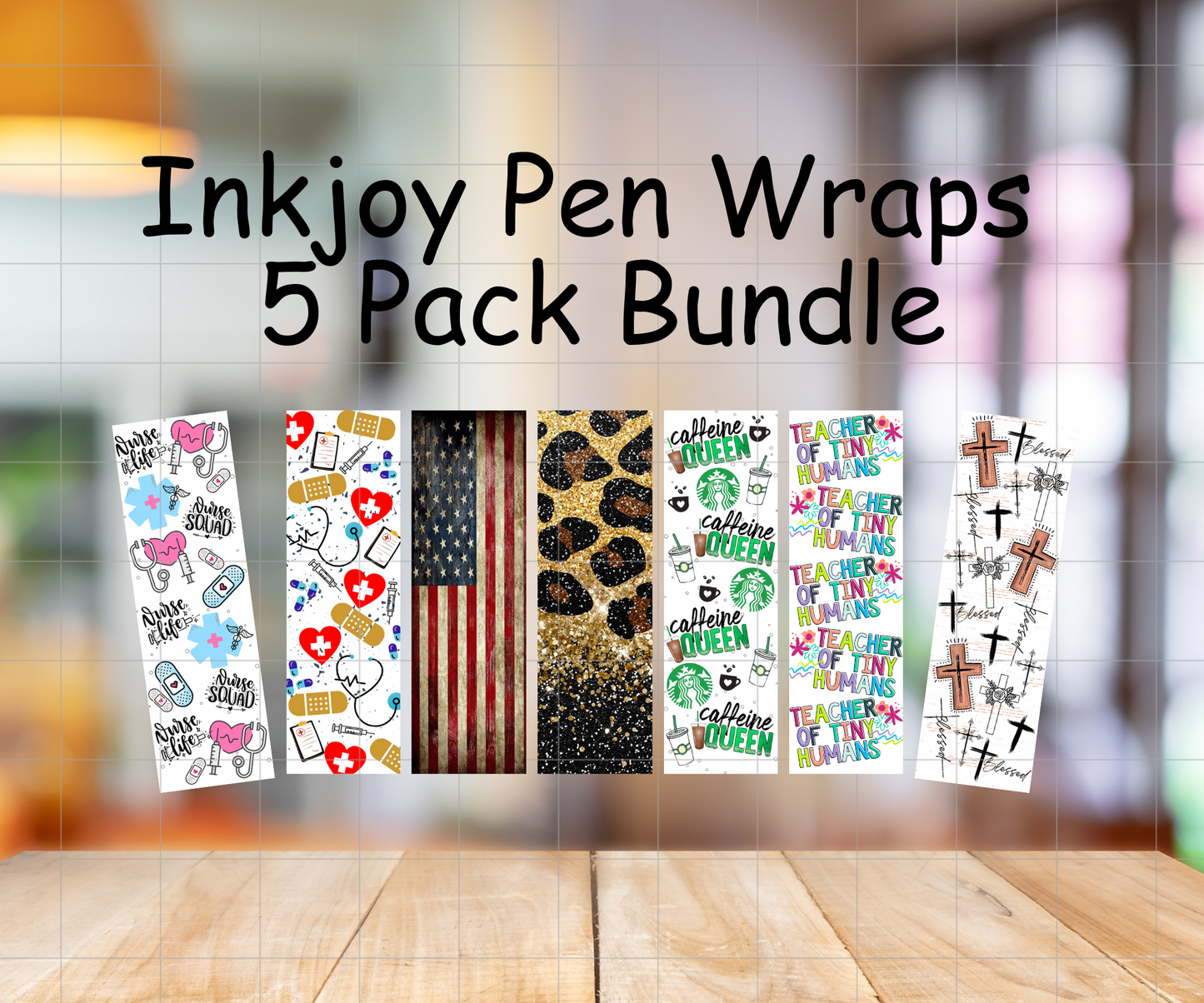 Pen Wraps 5 PACK BUNDLE For INKJOY GEL PENS