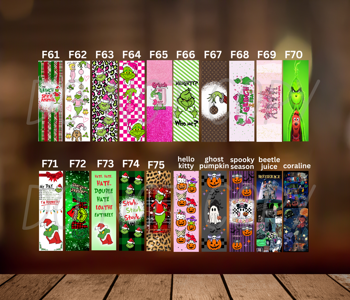 Pen Wraps For INKJOY GEL PENS HALLOWEEN CHRISTMAS
