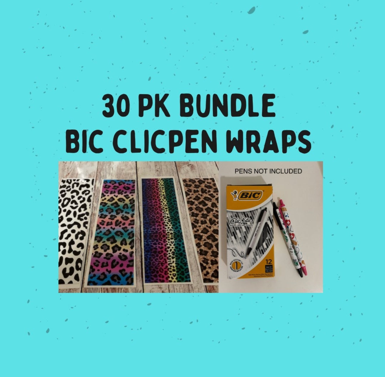 30 Pack Pen Wrap For BIC CLIC Bundle