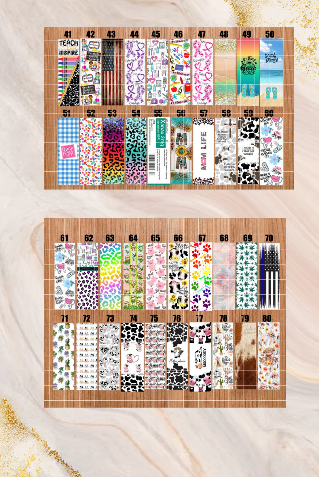 Pen Wraps 5 PACK BUNDLE For INKJOY GEL PENS