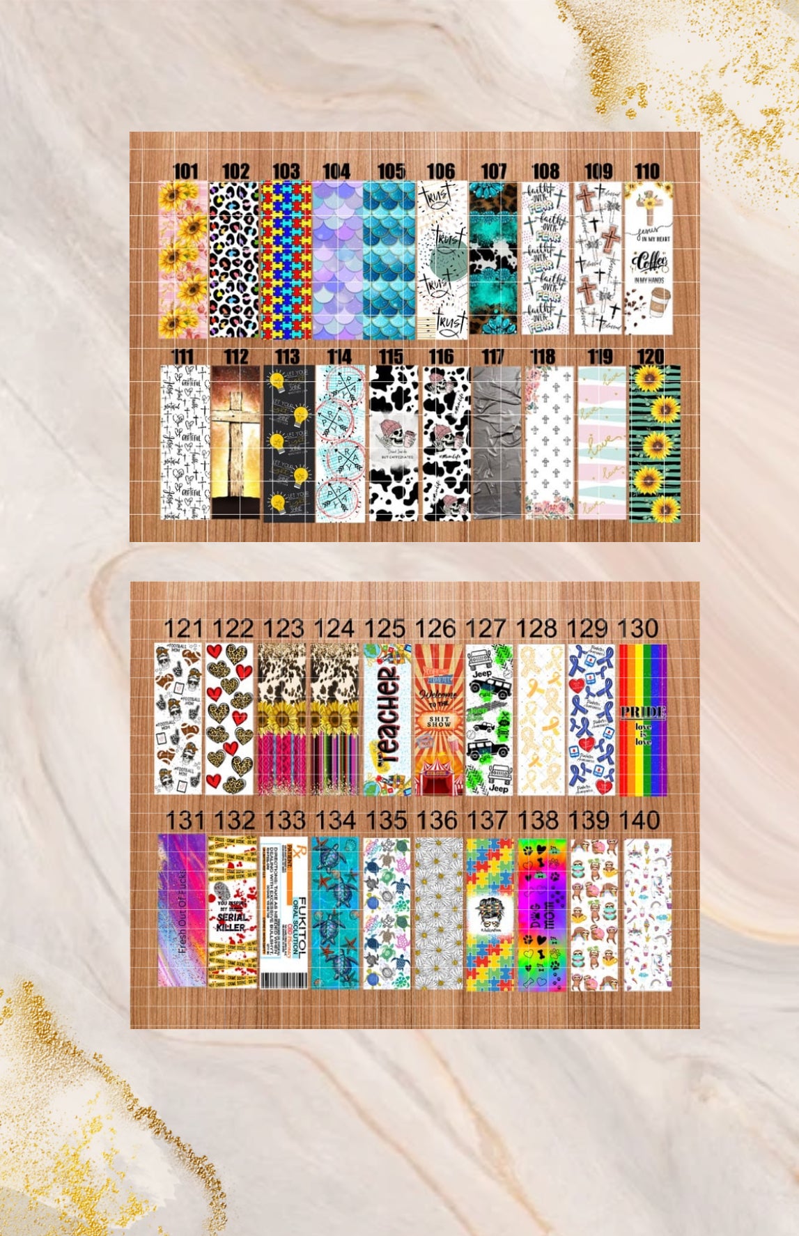 Pen Wraps 5 PACK BUNDLE For INKJOY GEL PENS