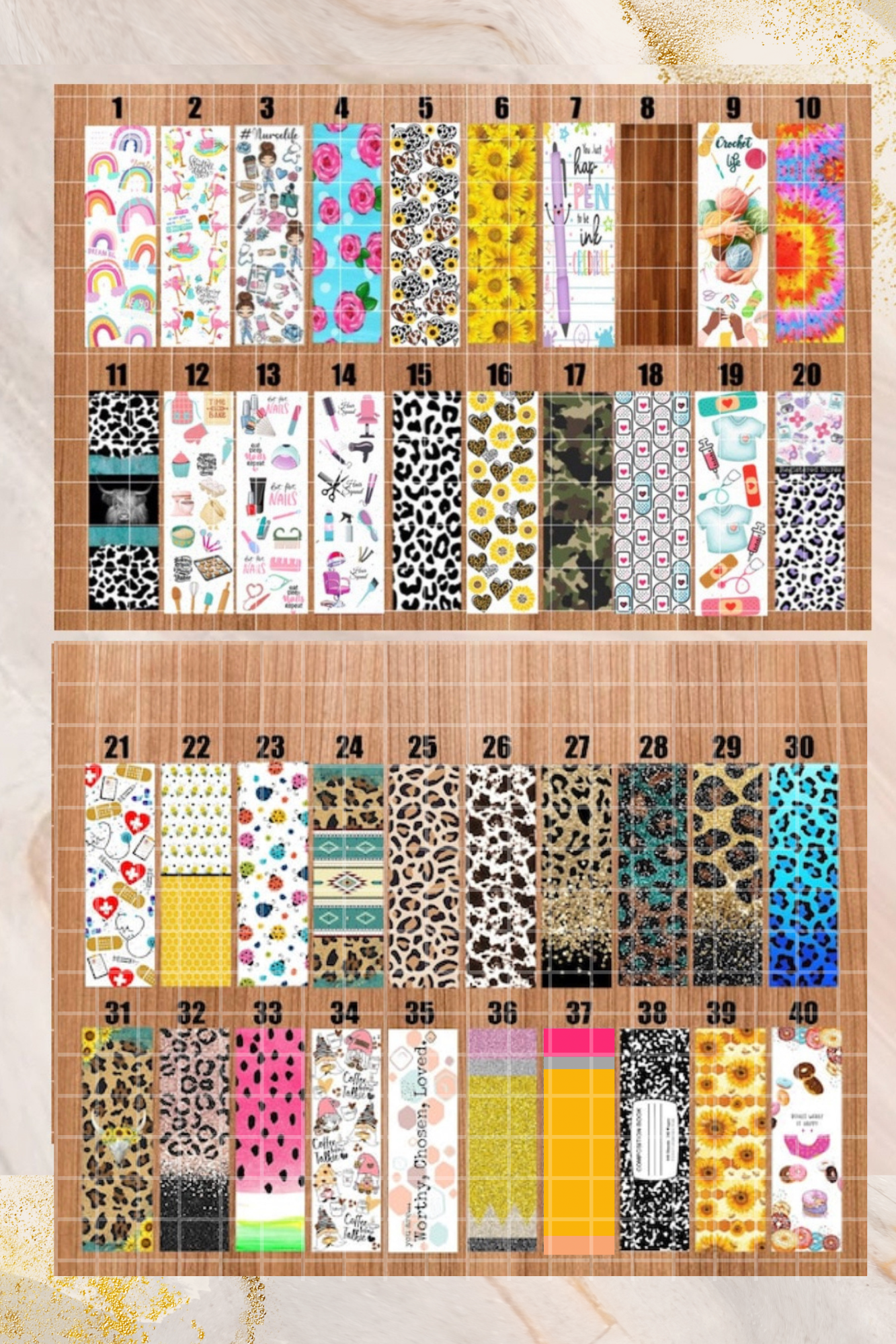 Pen Wraps 5 PACK BUNDLE For INKJOY GEL PENS