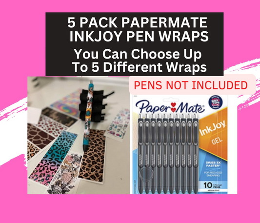 5 Pack Pen Wrap For INKJOY  Bundle