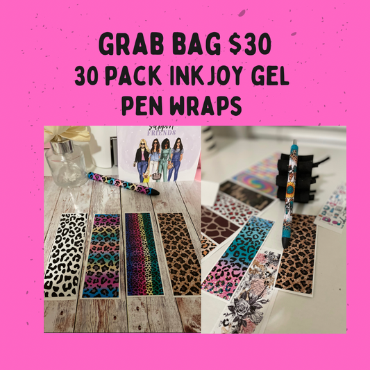 30 Pack Pen Wrap For INKJOY  Bundle